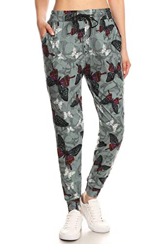 Image of Leggings Depot Premium Jogger Women's Popular Print High Waist Track Pants(S-XL)