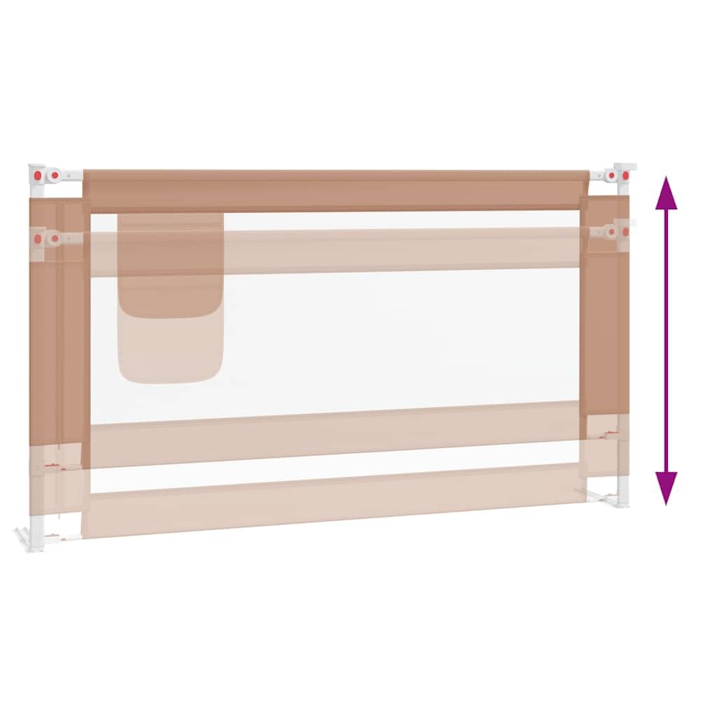 Barrera de seguridad para cama infantil, 150 x 25 cm, tela con barrera de cama ajustable y protección anticaídas para cuna, seguridad para bebés, protección lateral y contra caídas en el