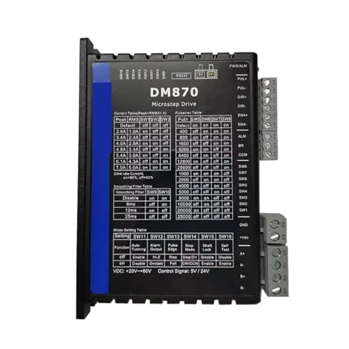 Driver pas à pas DM870 Leadshine pour éliminer la perte de pas sur moteur NEMA34 5-24V