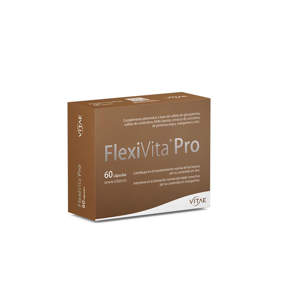 FlexiVita Pro 60 capsules | Joints, cartilages and tendons | Osteomuscular health | Glucosamine and Chondroitin | Natural formula