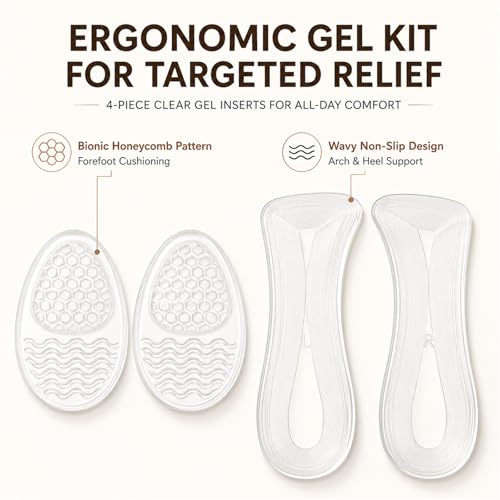 Almohadillas de Gel Transparentes para Apoyo en Tacones miniatura 6