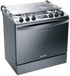Fogão 5 Bocas de Embutir Brastemp Bys5pcr Cor Inox Bivolt