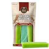 Bully Bunches Premium Mint Himalayan Yak Chew for Dogs, 100g, All-Natural, Long-Lasting, Authentic Yak Milk, Healthy Dental Chew, High-Protein, Grain-Free (Medium, 3 Pack)