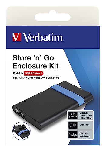 Caja externa Verbatim Store'n'Go 2.5 USB 3.2 Gen1 negra miniatura 6