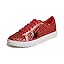Red Glitter Star Laceup 1405