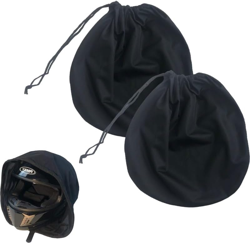 2 Pack Helmet Bags, Motorcycle Helmet Bag Hockey Helmet Bag for Sport Riding, Ski, Snowmobile, Large Size