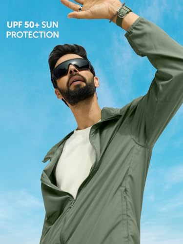 Image of XYXX Men's UV Protection SunScreen Parka Jacket | Sun & Pollution Protection Clothing | Lightweight and Quick Dry with UPF 50+ Protection for Outdoors