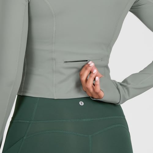 Image of YITTY Active Women's Ultraluxe Full Zip Jacket, Athleisure, 4-Way-Stretch, Thumbholes
