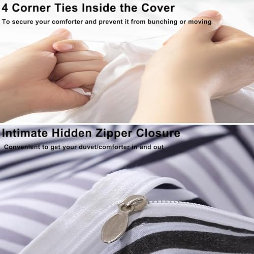 Fansu Funda Nordica Cama 90-150x200cm Infantil, Microfibra Funda Nordica Cama 80/90 Juvenil Juego de Ropa de Cama de 2 Piezas Reversible con 2 Fundas de Almohada 50x75cm - imagen 5