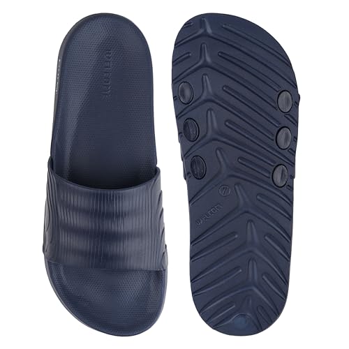 Image of WELCOME Pure-53 Lightweight Super Flexible Stylish Dailywear Sliders /Slippers for Men