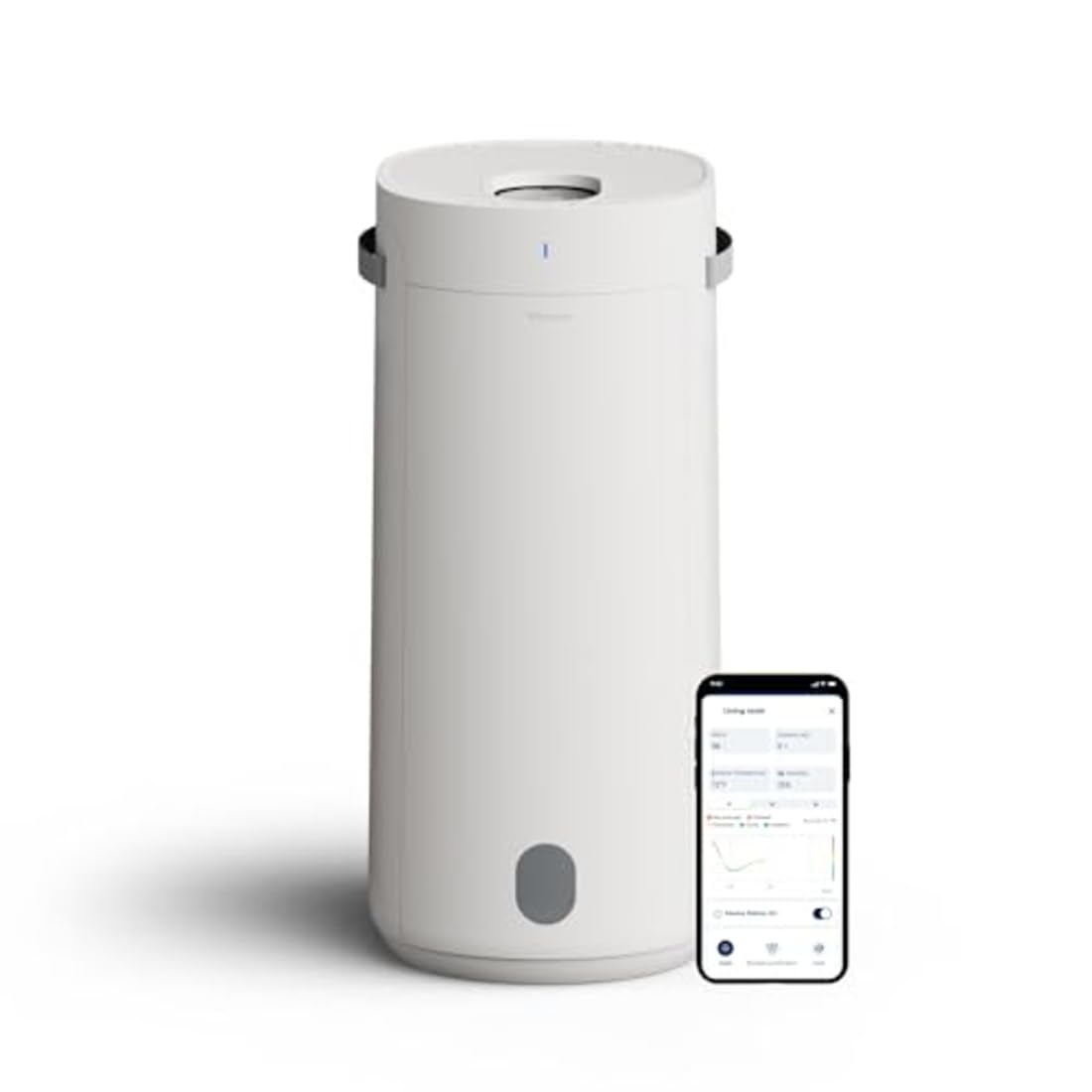 BLUEAIR Oczyszczacz i nawilżacz powietrza 2 w 1 z technologią HEPASilent i InvisibleMist 360, Top Pour pokrywa 79 m2 w 30 minut, idealnie zrównoważone powietrze, tylko jeden produkt