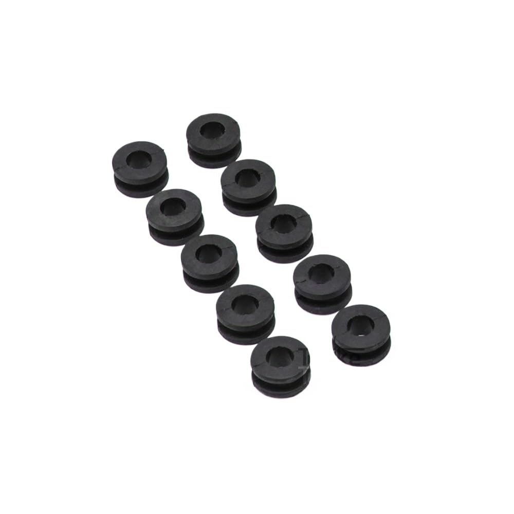 Motorcycle Rubber Grommets Kit Motorcycle Rubbers Grommet Gasket Fairings Side Cover M6 6mm(50pcs Rubber Grommets)