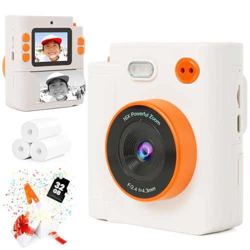 子供のHDカメラ用子供カメラインスタントプリントカメラサーマルフォト Amazon.co.jp: Pinguma キッズカメラ プリント機能付き, 子供用