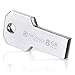 Produktbild meZmory Schlüssel USB Stick 8GB Silber - Hochwertig & Einzigartiges Mini Design - USB 2.0 Speicherstick Wasserdicht & Extrem Robust aus Metall - Flash-Drive Ideal für Schlüssel-Anhänger