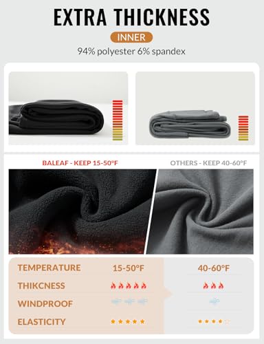 beleaf Women's Fleece Lined Pants High Waisted Golf Pants Winter Warm Thermal Water Resistant Thick Pants Travel Work Casual2