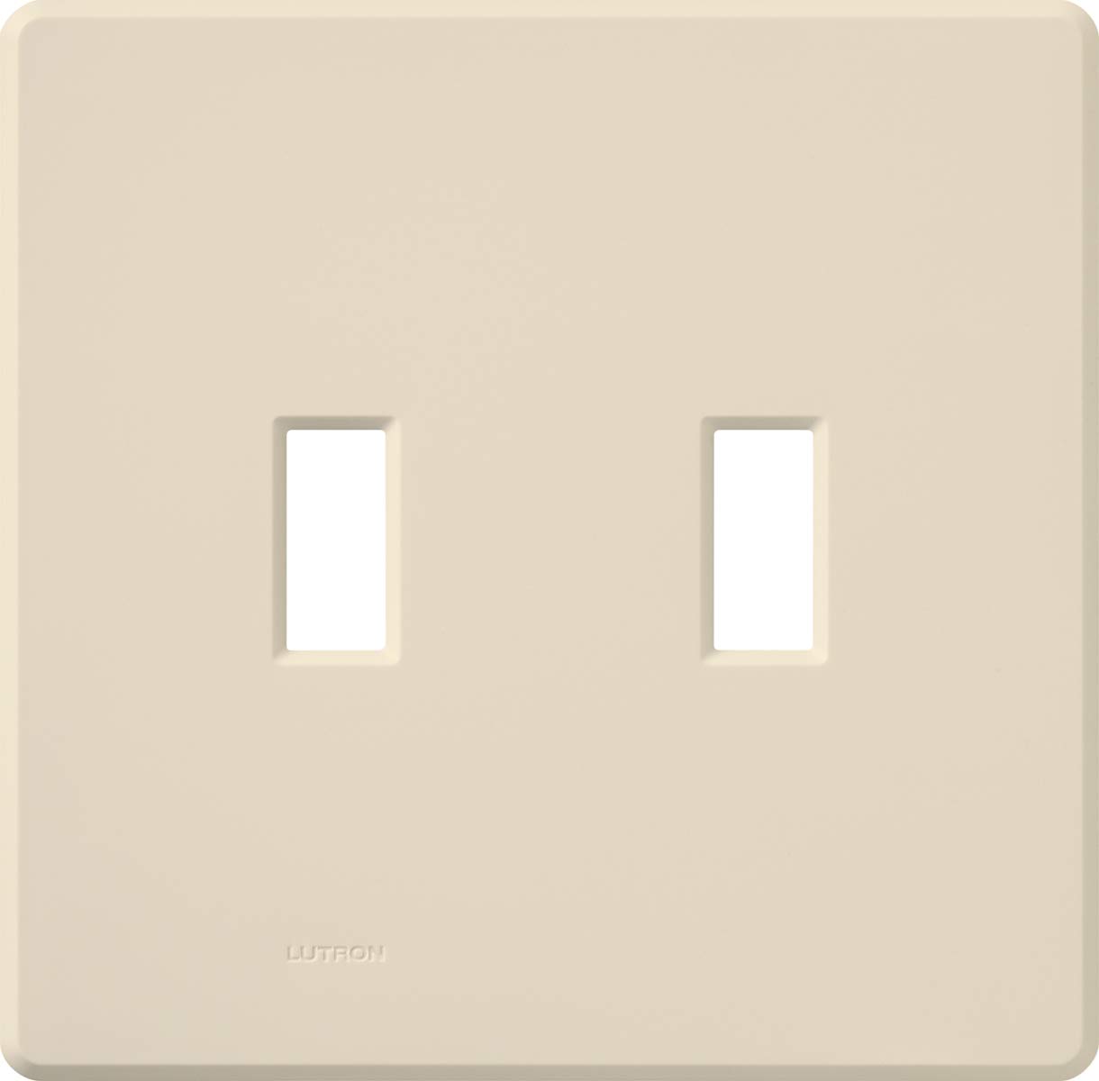 Placa Lutron FG-2-LA de dos bandas: soluciona el desorden de cables y marcos