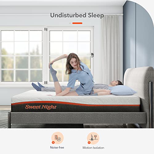 Sweetnight-Full-Mattress-10-Inch-Hybrid-Mattress-in-a-Box-Cool-Gel-Memory-Foam-Innerspring-Mattress-for-Support-Pressure-Relief-Medium-Firm-Mattress-Full-Size