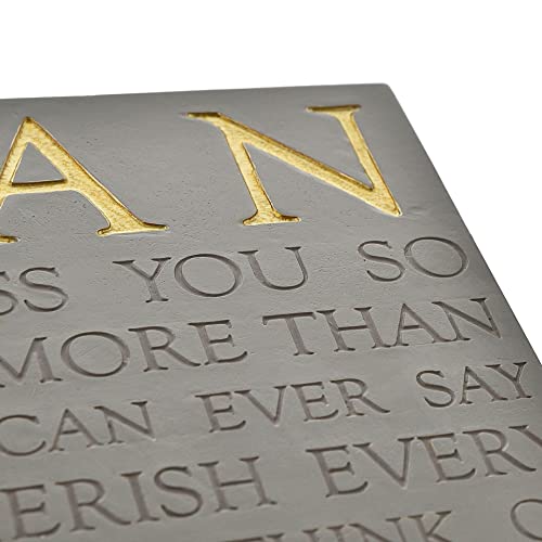 Grey Square Memorial Plaque by Thoughts of You - Nan - Image 3