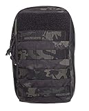 Tasmanian Tiger TT Tac Pouch 7 Universelle Rucksack Zusatz-Tasche Molle-Kompatibel 24 x 15 x 5,5 cm, Multicam Black