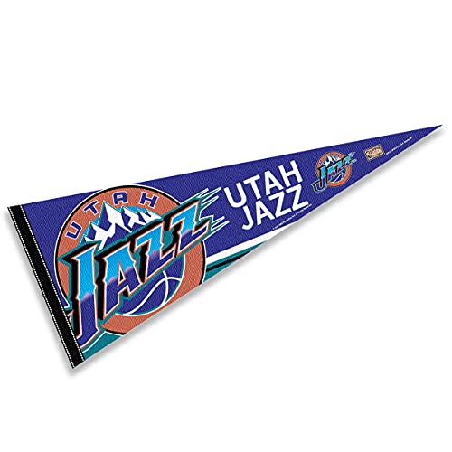 Fanion rétro Utah Jazz WinCraft drapeau en feutre de haute qualité