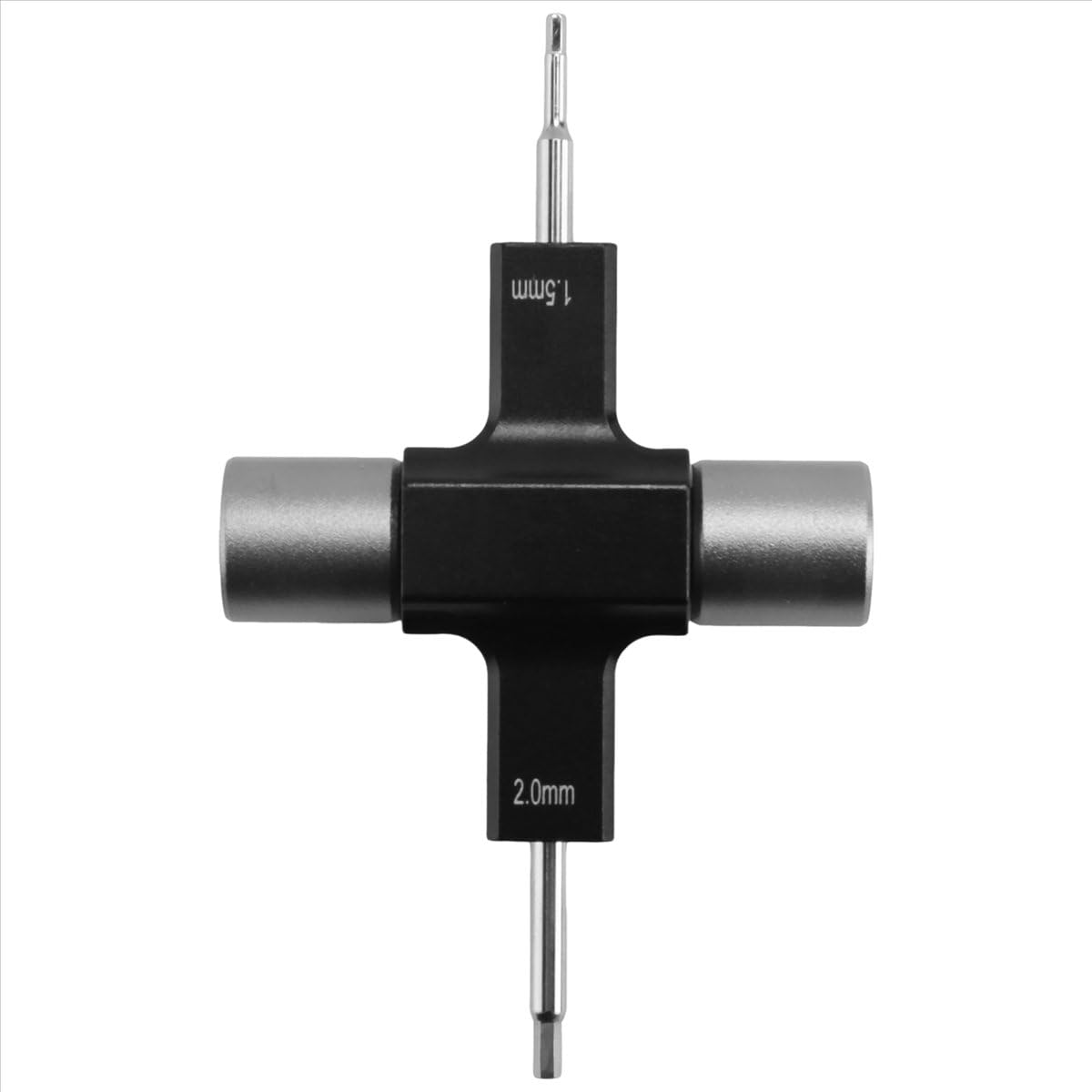 BPQiang M5 Quad Wrench with Built in One Way Bearing Tool 1.5mm/2mm Screwdriver Release Propeller Motor for RC FPV Racing Drone