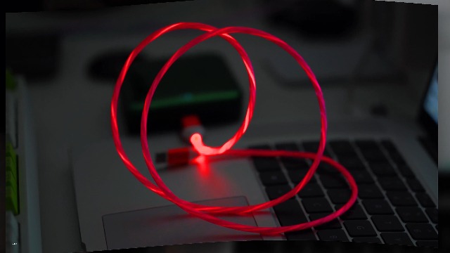 Image of USB A to C Android Data Cable, Red Model Supports Fast Charging and high-Speed Data Transmission, Equipped with LED to Display Current, Compatible with All Type C devices-39 inches Red