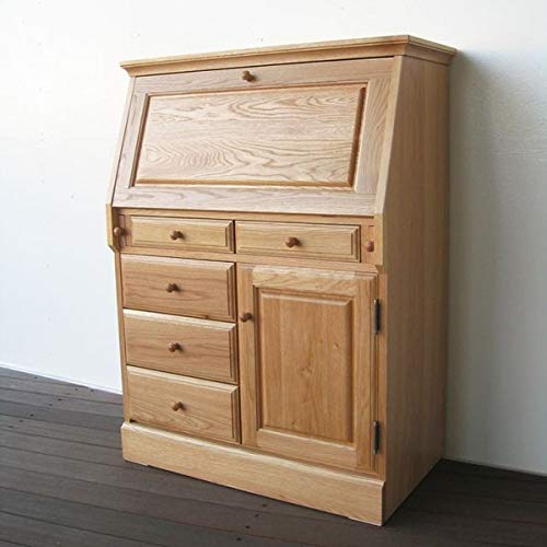 ウッドギャラリー樹 ライティングビューロー80 ナチュラル ライティングデスク 机 学習机 アンティーク 完成品 日本製 国産 おしゃれ 高級