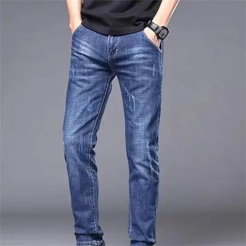 Men's Fashion Jeans – Skinny Narrow Straight Denim Pants, Casual Trousers4