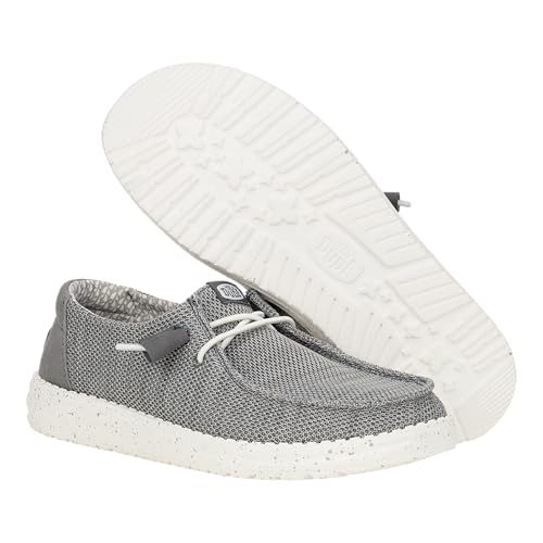 Image of HEYDUDE Women's Wendy Stretch Sox Slip On Loafer | Lightweight Stretch Mesh Easy On | Elastic Laces, Sock Like Fit