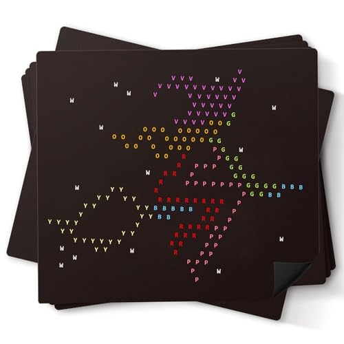 Ayidawedo Fairytale Theme Pattern Template Refill Sheets Compatible with Lite Brite Ultimate Classic Light Bright Replacement Templates Refills12sheets 8x6.8 Paper
