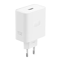 OPPO Caricabatterie SUPERVOOC da 80W USB, Compatibile con OPPO A6 Pro/Reno 14/13/12Pro/12/Find X5/X6/X7