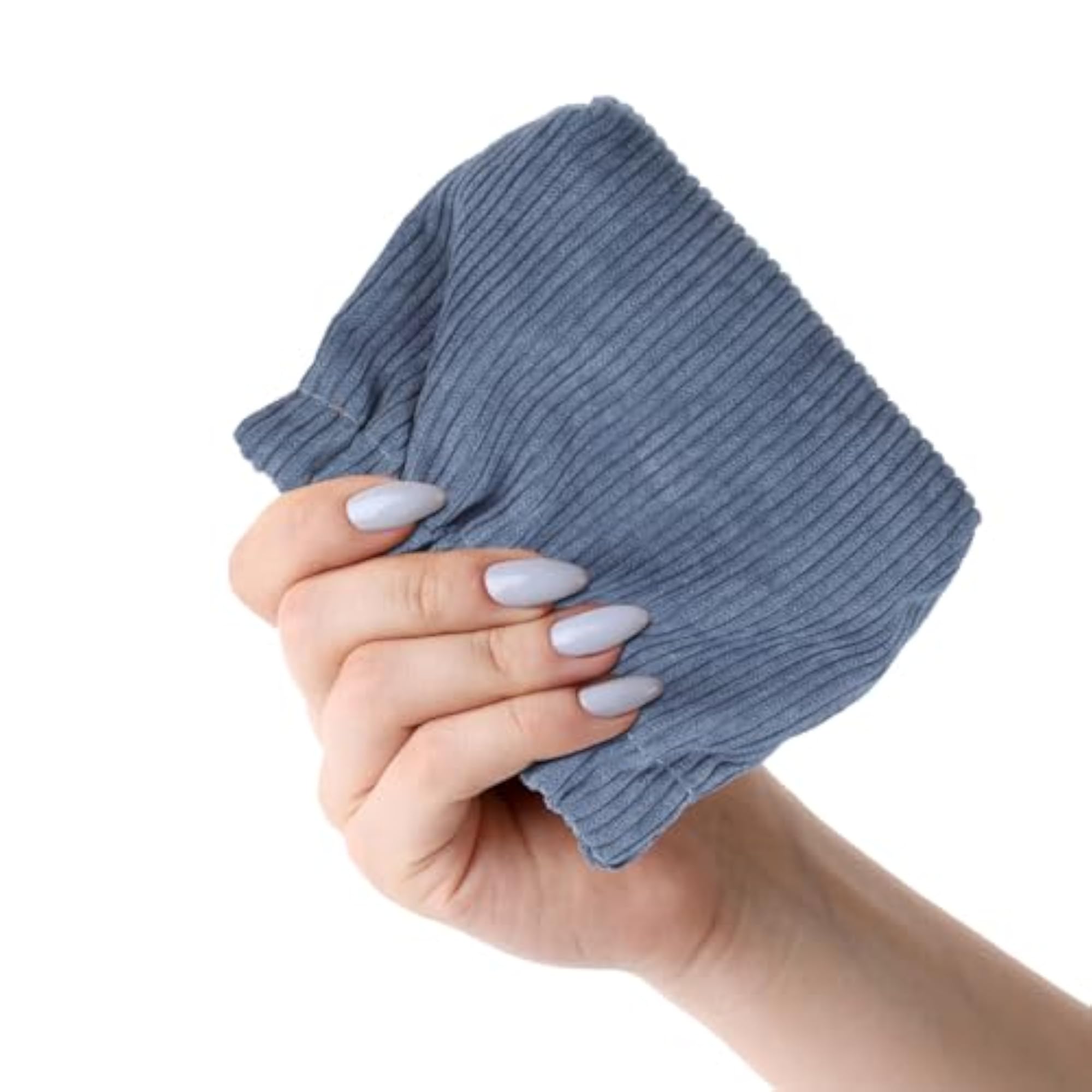 6 Pcs Corduroy Elastic Storage Bag Set, Portable Pouch