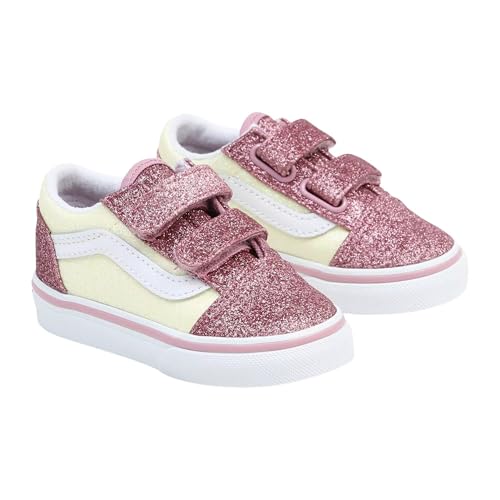 Scarpe da ginnastica per bambini Vans Old Skool V Glitter bicolore