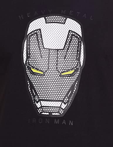 Image of Marvel Avengers by Wear Your Mind Men's Graphic Regular Fit Round Neck Short Sleeves Knitted T-Shirt