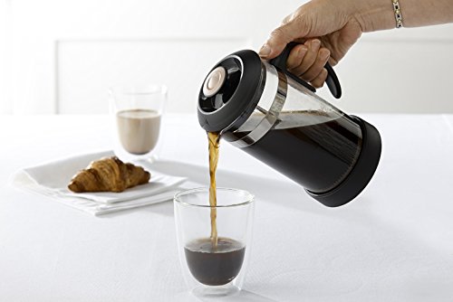 Trudeau French 1-Liter Coffee Press, Black, 1 Liter