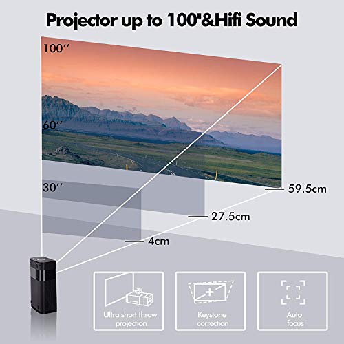 Image of Puppy Hachi Infinite M1-Infinite Magic Box, All-in-One Immersive Smart Home Ecosystem, Projector for Home, Office & Kids Entertainment, Android Mini Portable HD Touch Projector