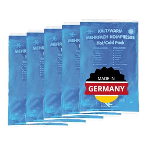 KK Kalt-Warm Kompressen | Mehrfachkompresse | 5 Stück | Größe: 16 x 26 cm | Mi­k­ro­wel­len­ge­eig­net