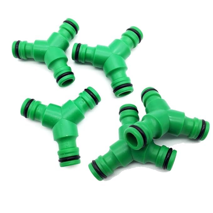 BKR® Jagan Hardware Plastic 3 Way Garden Lawn Hose Joint Connector Fitting Adapter 1/2 inches - set of 5 pcs (B07NC6NZCQ) Amazon Price History, Amazon Price Tracker