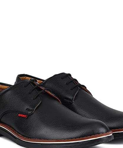 Image of Zixer Synthetic Leather Mens Formal Shoes || Office Formal Shoes Men Stylish|| Formal Shoes for Men Patent Leather Lace Up Party Formal Shoe