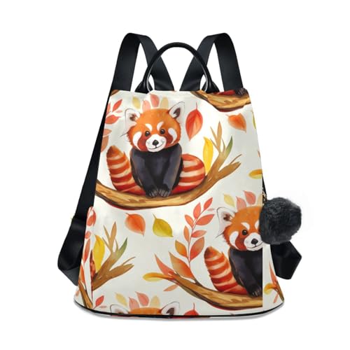 Sac à dos antivol pour femme grand volume avec imprimé tendance pandas