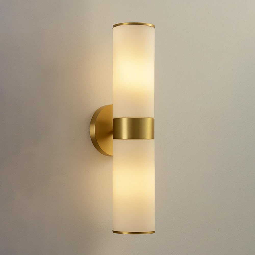 Apliques de pared modernos de 39.5cm para iluminar tu espejo de baño con elegancia y estilo