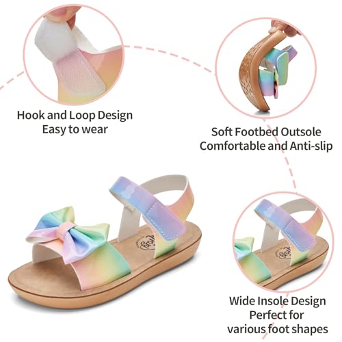 Image of Trary Toddler Sandals for Baby Girls Boys Summer Sandals Cute Kids Shoes Lightweight Open Toe Sandals Beach Holiday Unisex Child Sandals