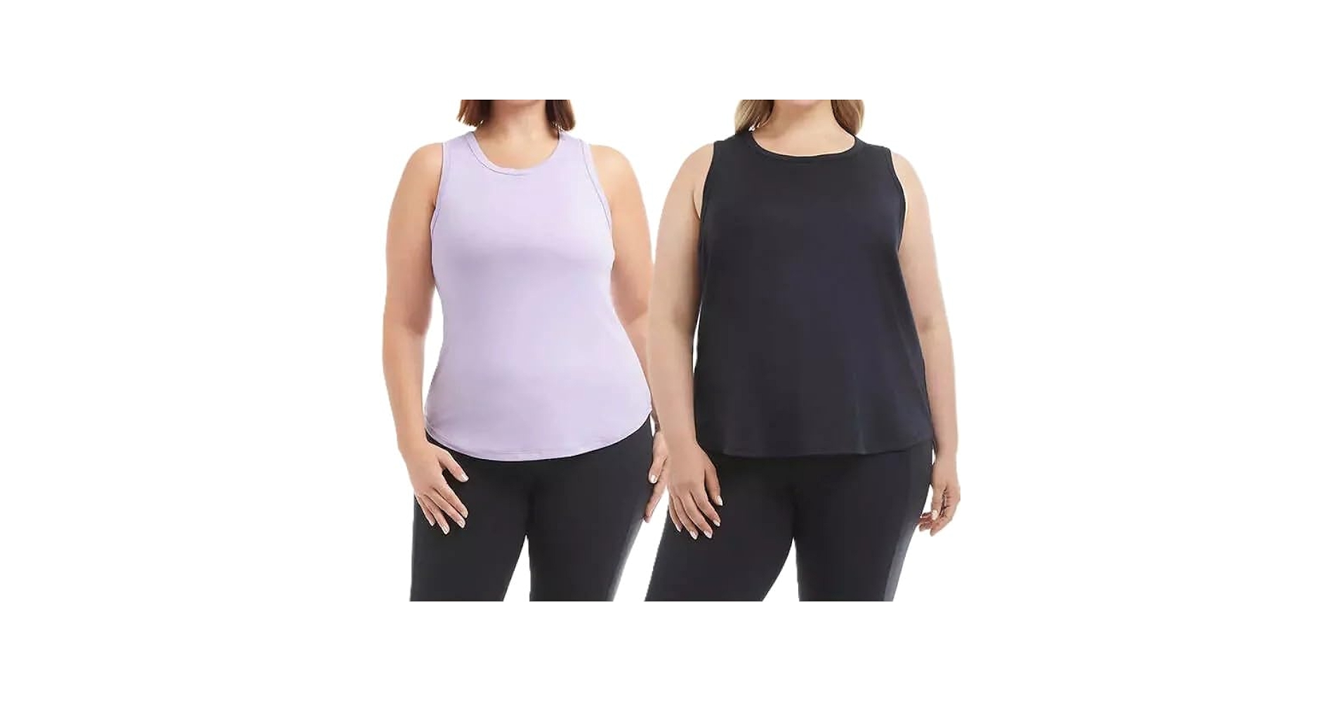 Amazon.com: Danskin Women's 2-Pack Airbrush Active Tank Top