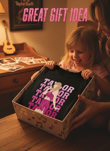 Image of Girl Country Music T-Shirt - Kids Singer Letters Graphic Birthday Shirts Gifts Fan Song Tour Concert Outfit Top