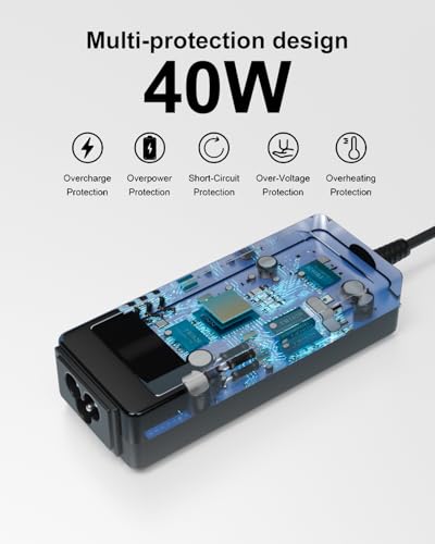 Image of 16V AC /DC Power Adapter Compatible with Yamaha Keyboard Power Cord | Keyboard Piano Replacement PA-300 PA-301 PA-300B PA-300C S950 PSR-1000 PSR-2000 P-155 PSR-S900 PSR-S750 PSR-S670 Power Supply