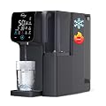 iSpring RCD100HCG Hot & Cold Reverse Osmosis System Countertop, Alkaline RO Water Filter Dispenser, 9 Temperature & 6 Dispensing Volume Options, TDS & Filter Lifespan Monitor, Plug and Play