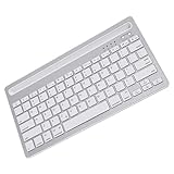 Clavier silencieux sans fil : connexion sans fil : sans câblage compliqué, ce clavier offre une connexion facile aux téléphones portables et tablettes via la rainure.