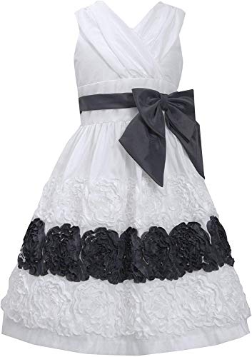 Bonnie Jean Baby Girls' Sleeveless Dot and Stripe Party Dress with Panty