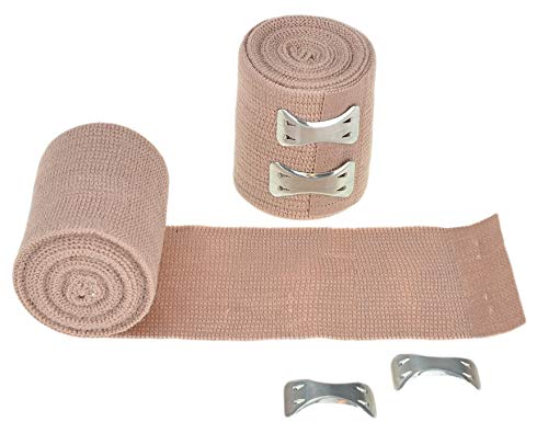 Dealmed Compression Bandage, Clip Closure, 2