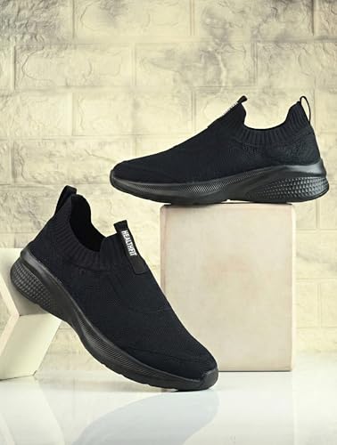 Image of HEALTH FIT Extra Soft Sports Shoes with Memory Foam Comfortable & Lightweight Breathable Without Lace for Walking Jogging Gym Shoes Cushion Casual Regular Wear Shoes for Men's Gent's HF728